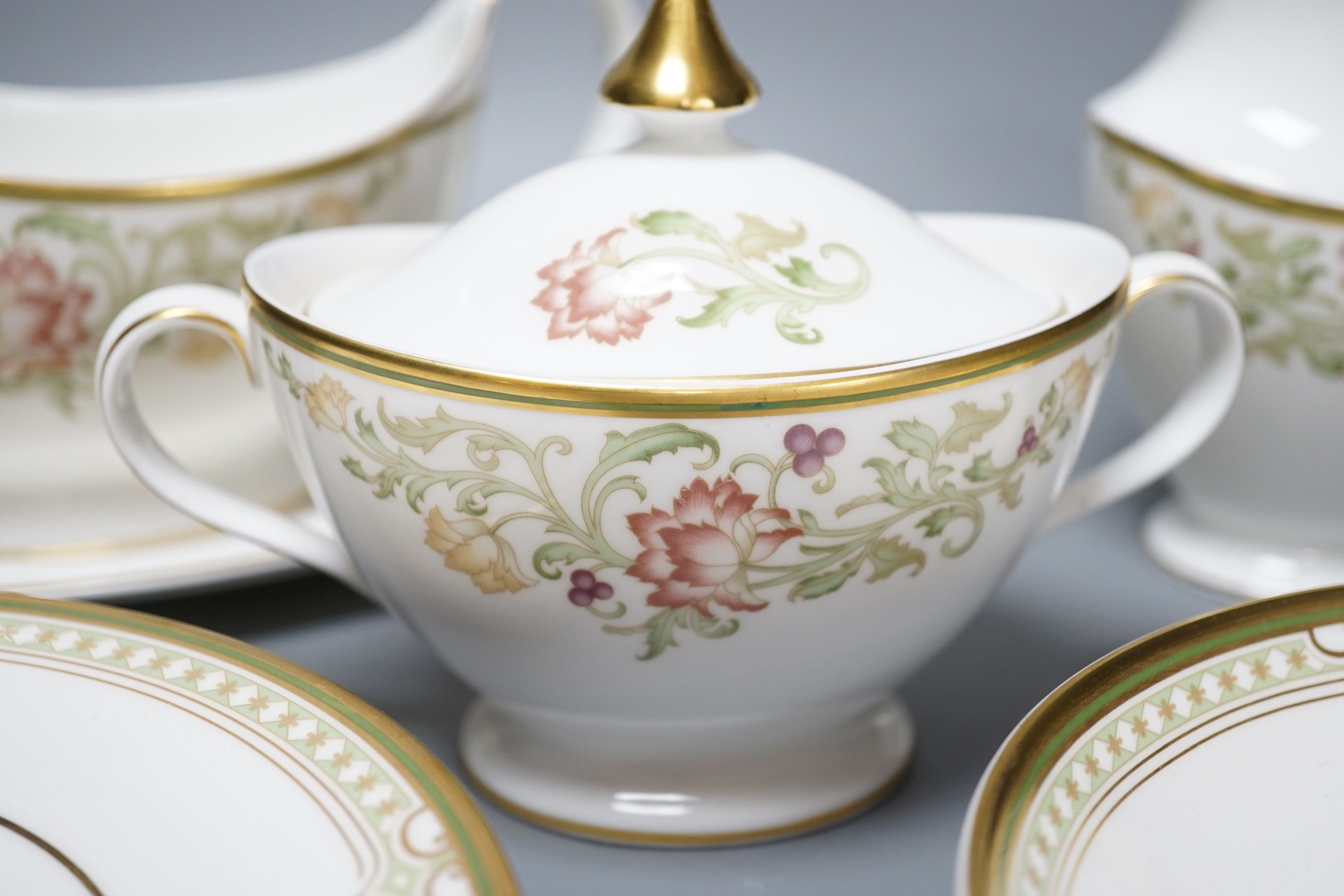 A Royal Doulton bone china part dinner service, Lichfield pattern